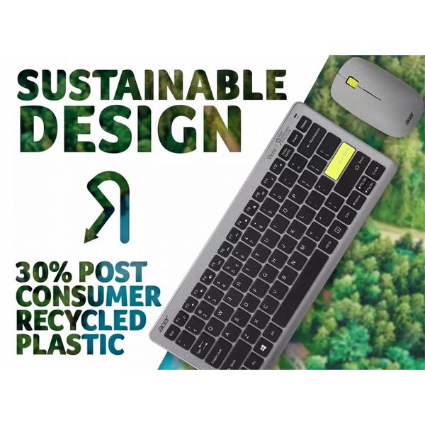 Acer Vero Wireless Combo Keyboard & Mouse Set (GP.ACC11.03H)