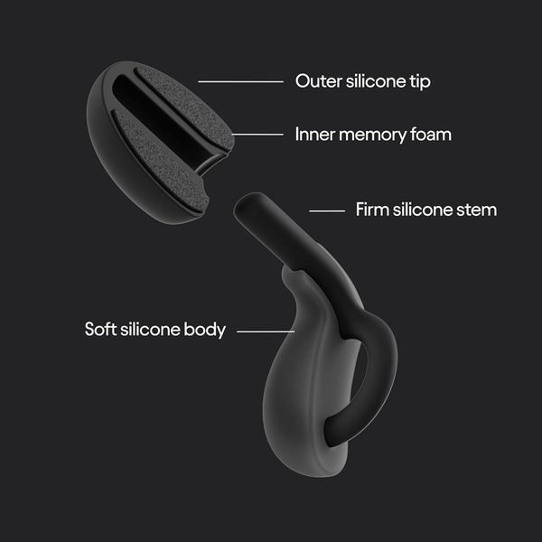 Loop Dream 1.2 Sleep Earplugs Black