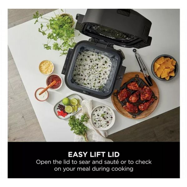 NINJA Speedi 12-in-1 ON500UK Multi-cooker & Air Fryer - Black & Stainless Steel
