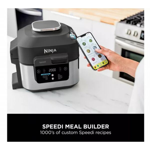 NINJA Speedi 12-in-1 ON500UK Multi-cooker & Air Fryer - Black & Stainless Steel