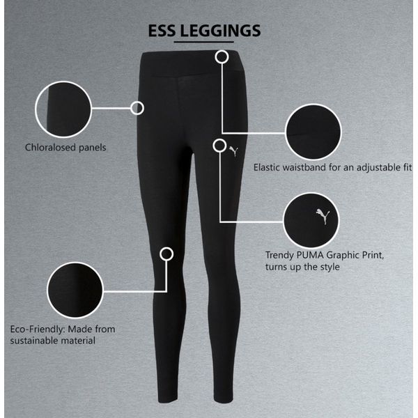 Puma Womens ESS Leggings (Black)
