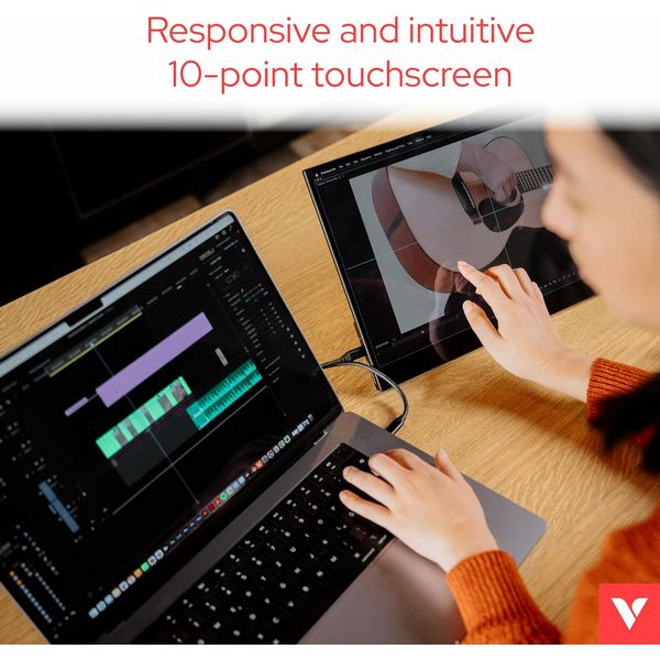 Verbatim Portable Touchscreen Monitor Full HD 1080p 17.3\