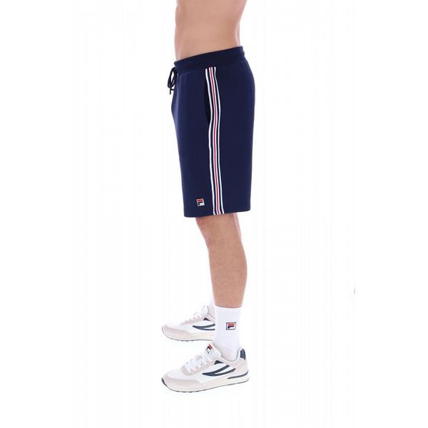 Fila - Pace - Fleece Shorts With Taping- Fila Navy