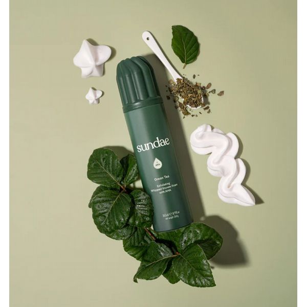 Sundae Whipped Exfoliating Shower Foam Green Tea