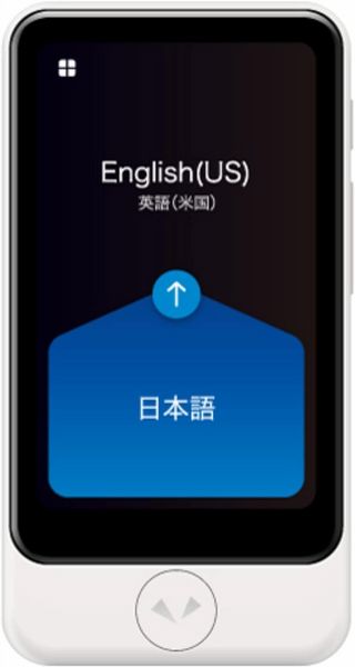 Pocketalk S2 Plus Voice & Camera Real -Time Translator with eSIM 5 Year White