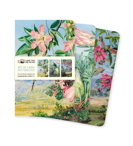 Kew Gardens: Marianne North Set of 3 Mini Notebooks