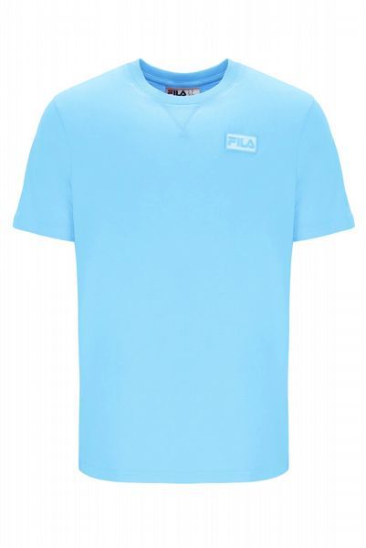 Fila - Benjiman  - Short Sleeve Tee With V Insert- Sky Blue S