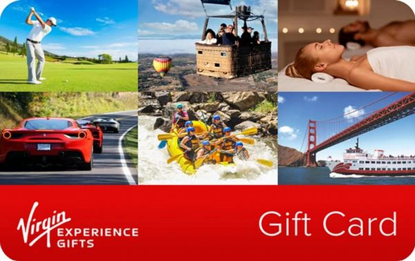Virgin Experience Day Gift Cards �20.00 to �100.00