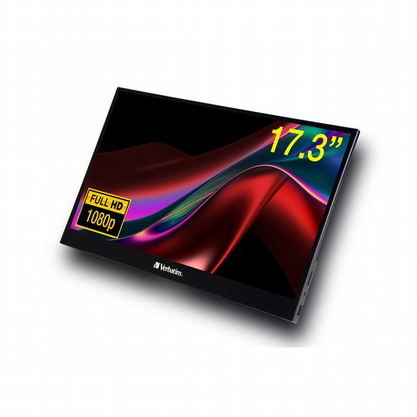 Verbatim Portable Touchscreen Monitor Full HD 1080p 17.3