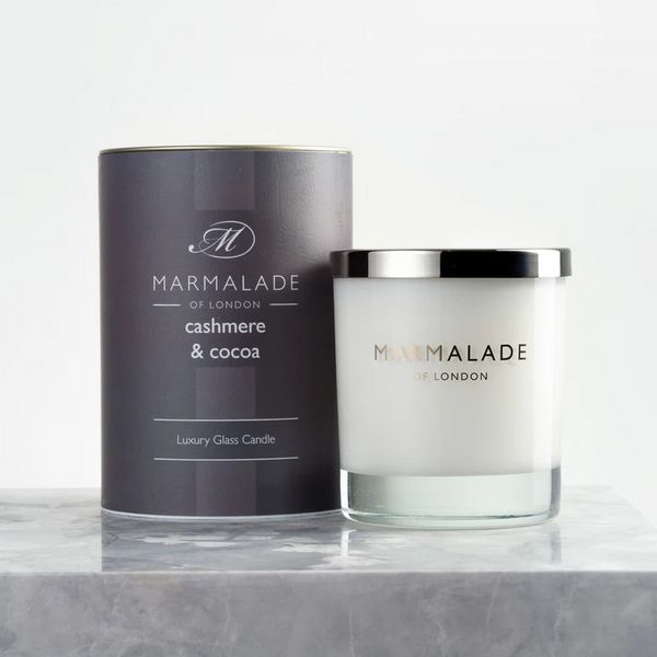 Marmalade Cashmere & Cocoa Luxury Glass Candle