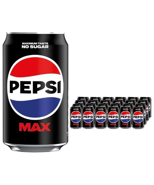Pepsi Max Cola 330ml Cans (24 Pack)