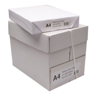 WHITEBOX COPIER PAPER A4 WHITE � 5 reams. 500 sheets each.