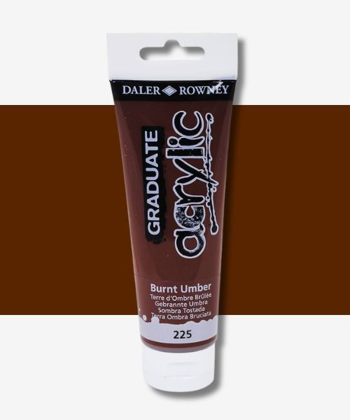 Graduate Acrylic 120ml Burnt Umber