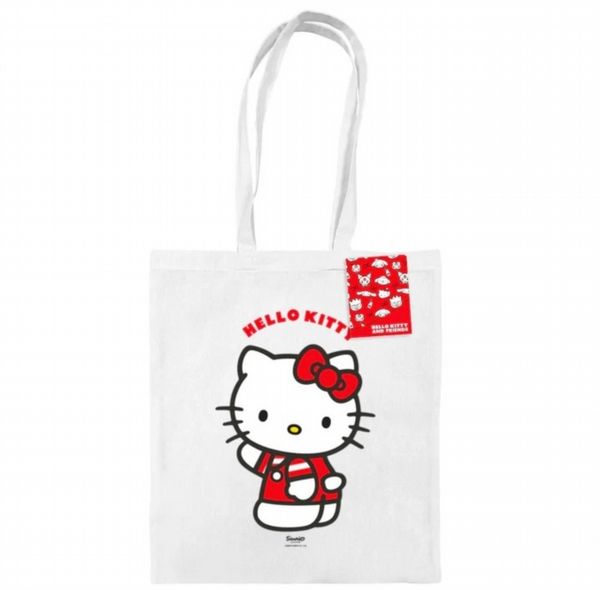 Hello Kitty (Wave) White Tote Bag