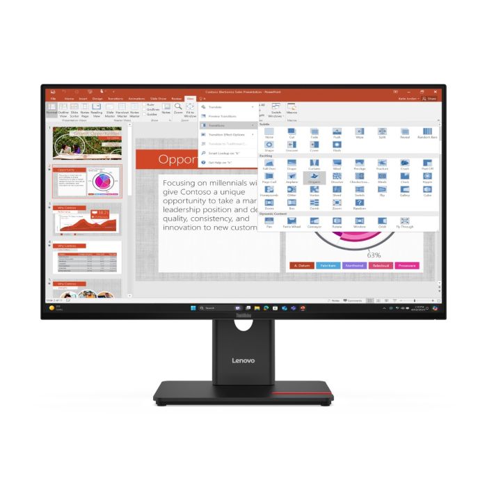 Lenovo Thinkvision T27-40 Monitor - 64A5MAT6UK