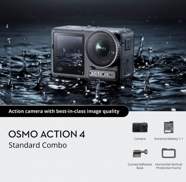 DJI Osmo Action 4 Standard Combo