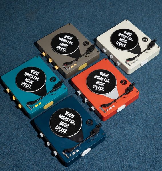 Brad Mkii Record Player with Built-In Bluetooth 5.0 & Pitch Control