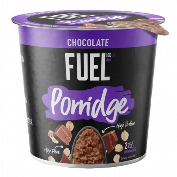 FUEL 10K Chocolate Porridge Pots 70g (Pack of 8)