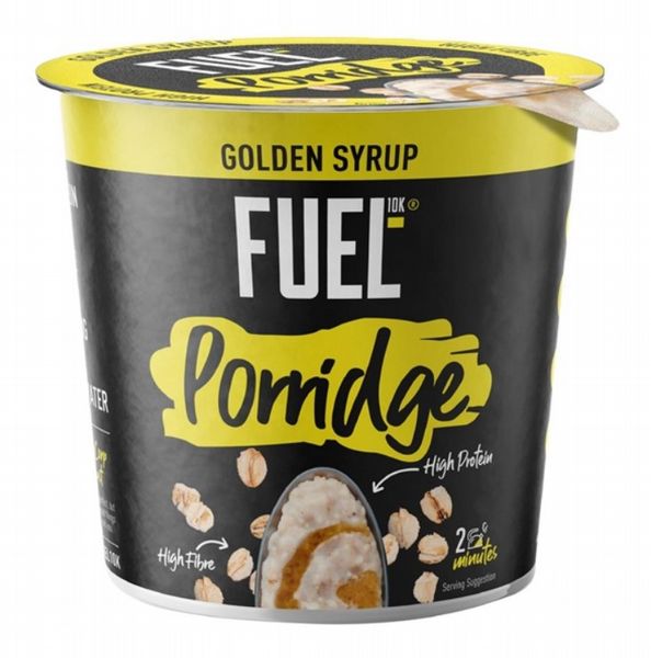 FUEL 10K Golden Syrup Porridge Pots 70g (Pack of 8)