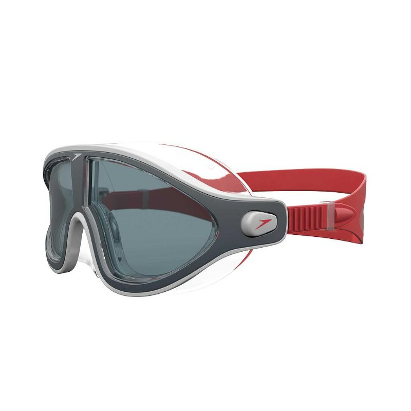 Speedo Biofuse Rift Mask - Red/Grey/Smoke - Adult