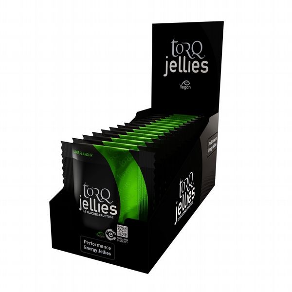 TORQ Energy Jellies (Box of 15) Lime