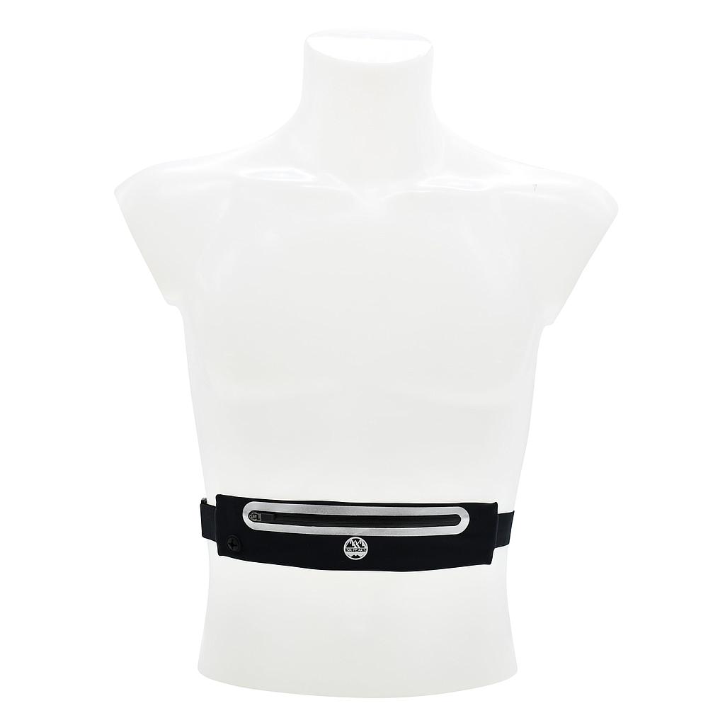 Six Peaks Reflective Running Expandable Waist Belt - Black